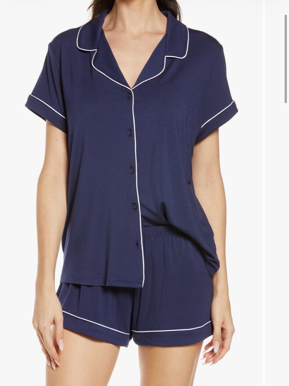 Nordstrom Moonlight Eco Short Pajamas- Navy size L